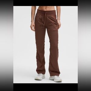 Lululemon Athletica Brown dance studio with Elastic Waistband